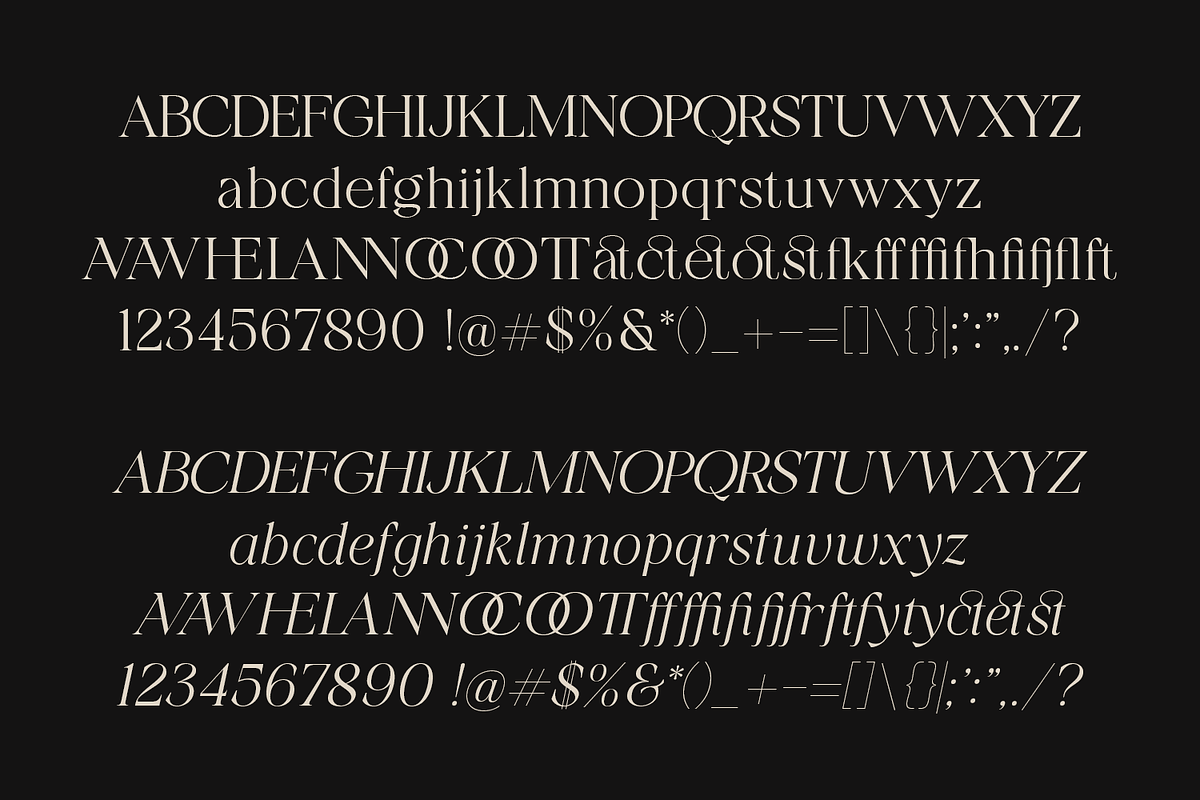 Tangier - Classy Modern Serif, a Serif Font by Viswell (Photo 12 of 12)