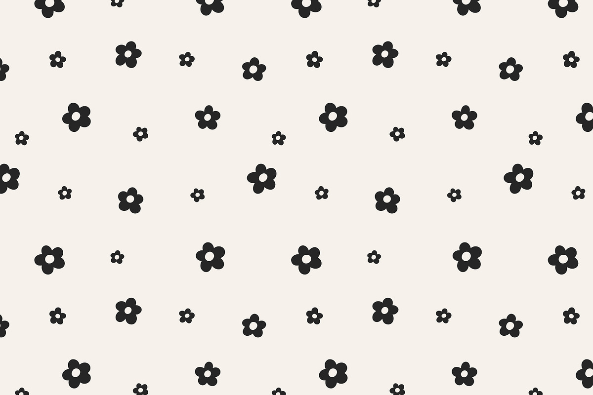 Floral seamless daisy patterns set, a Pattern Graphic by Good Studio