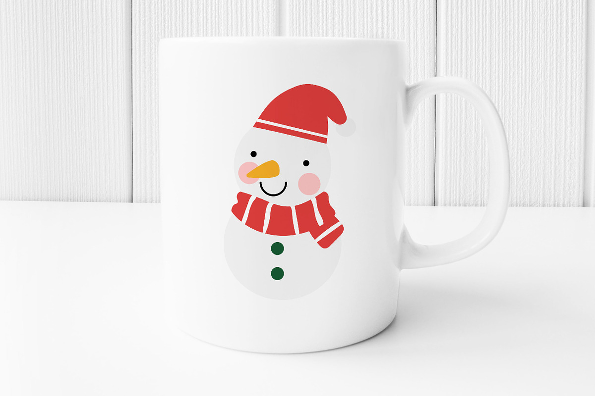 Santa & Elf Flat Clipart, Christmas, a Decorative Illustration by Noey smiley (Photo 5 of 6)