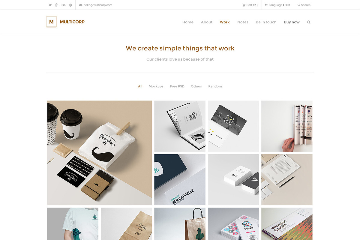 Multicorp - Clean Business WP Theme, a WordPress Template by IshYoBoy (Photo 7 of 10)