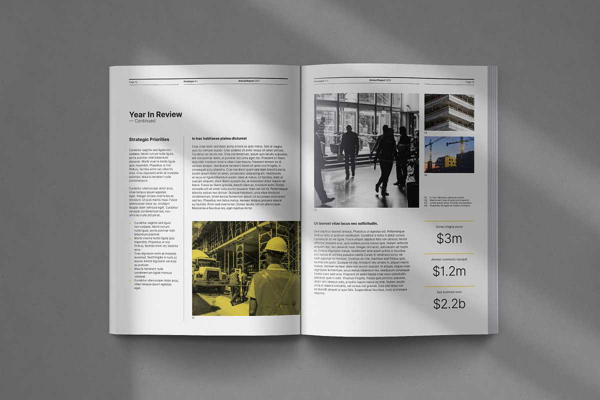 Kreatype Annual Report, a Brochure Template by Kreatype Studio (Photo 7 of 17)