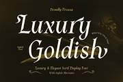 Luxury Goldish – Elegant Serif Font, a Serif Font by MERCI STUDIO (Thumbnail 1 of 8)
