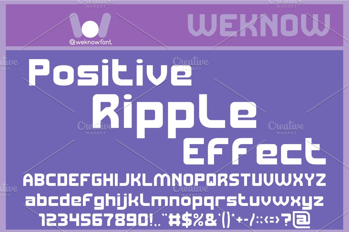 Emotional Strength font, a Sans Serif Font by weknow (Photo 4 of 8)