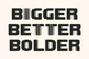 Baedar Refracted, a Sans Serif Font by Craft Supply Co. (Thumbnail 2 of 8)