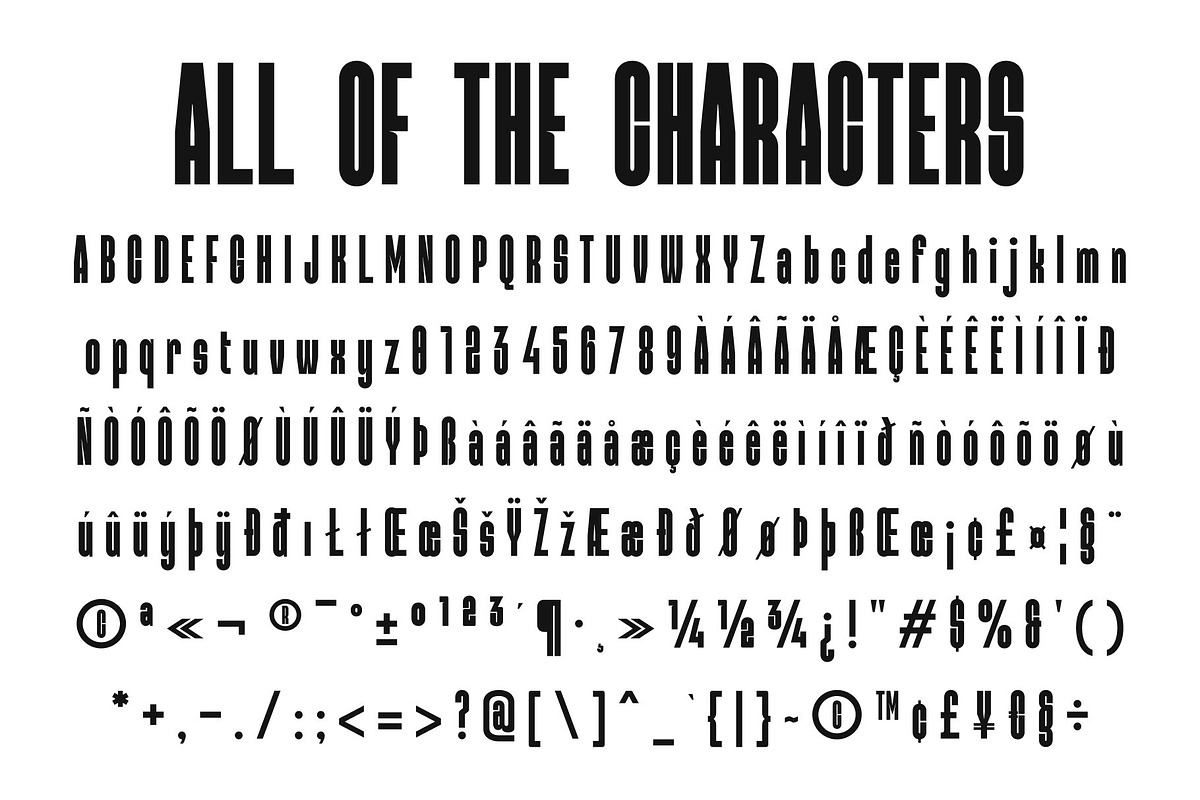 CS Milters – Condensed Font, a Sans Serif Font by Craft Supply Co. (Photo 8 of 8)