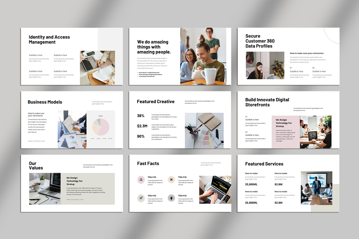 Business Plan Presentation Template, a Presentation Template by Studio_Clarity (Photo 4 of 5)
