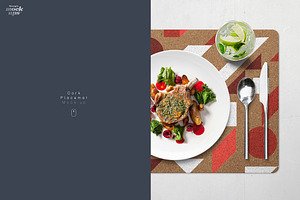 Cork Placemat Mockup