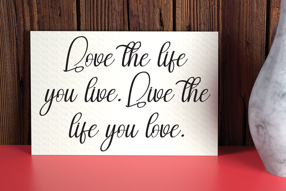 Baking | Script Font, a Handwritten Font by Scratchones (Photo 5 of 9)