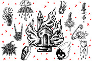 100 Tattoo-Style Tee Designs, an Object Illustration by Design by sebrodbrick (Thumbnail 3 of 34)