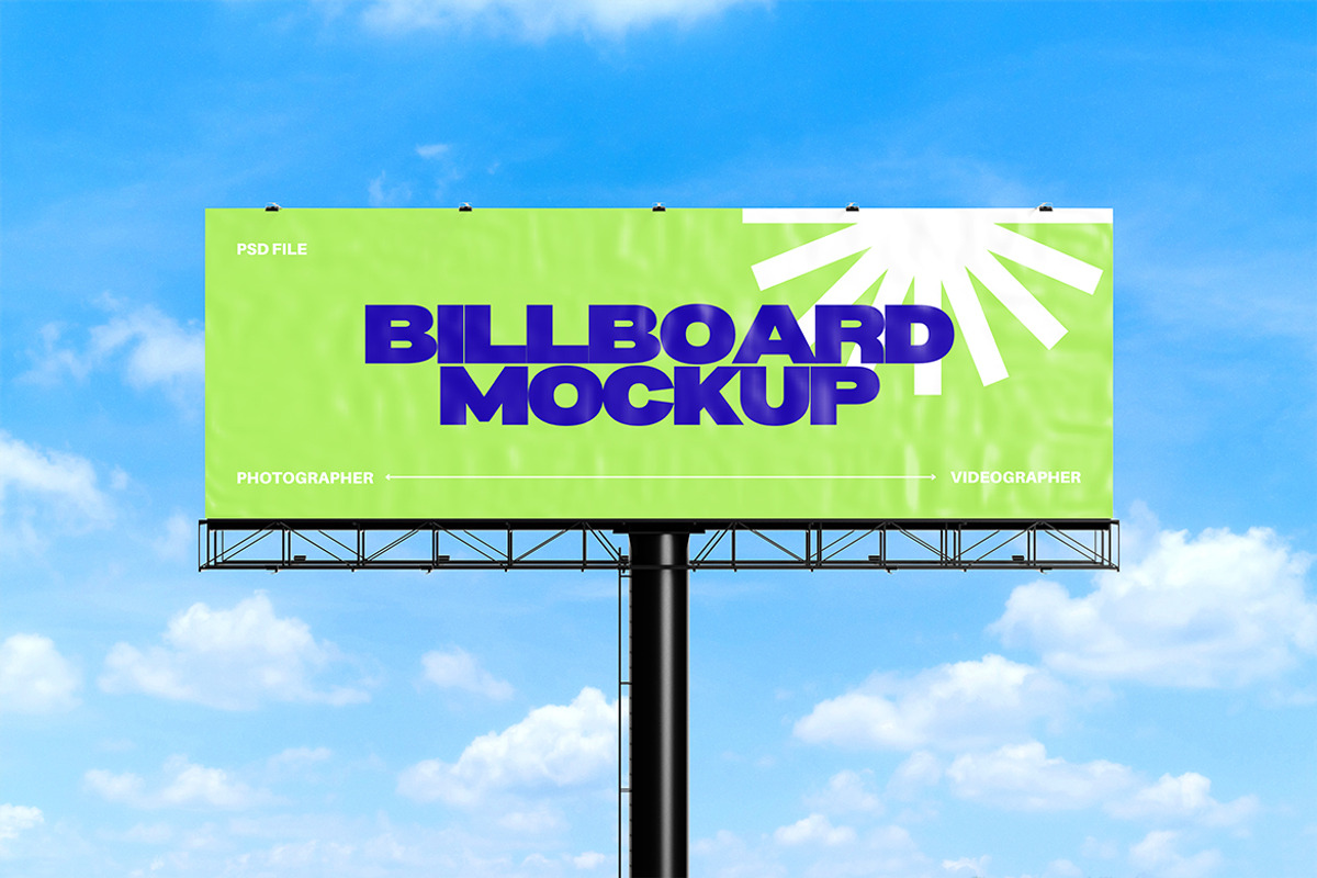 Billboard Mockup, an Advertising Mockup by xavier_studio (Photo 2 of 5)