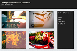 Vintage Premium Photo Effects #5