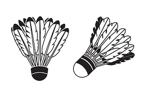 Badminton Shuttlecock Vectors