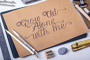 Ratnasari Script + Extras, a Script Font by Davendra Typeface (Thumbnail 5 of 7)