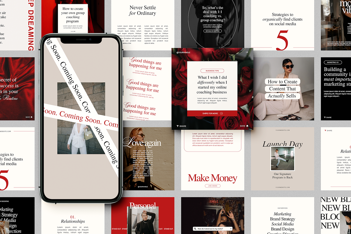 Boss Social Media Templates, a Social Media Template by Brand & Bloom (Photo 3 of 9)