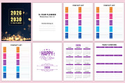 5-Year Monthly Planner (2026–2030), a Stationery Template by Mustafiz (Thumbnail 3 of 8)