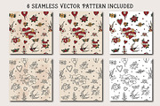 Tattoo Elements - Love Edition, an Illustration by BAD TASTE (Thumbnail 3 of 12)