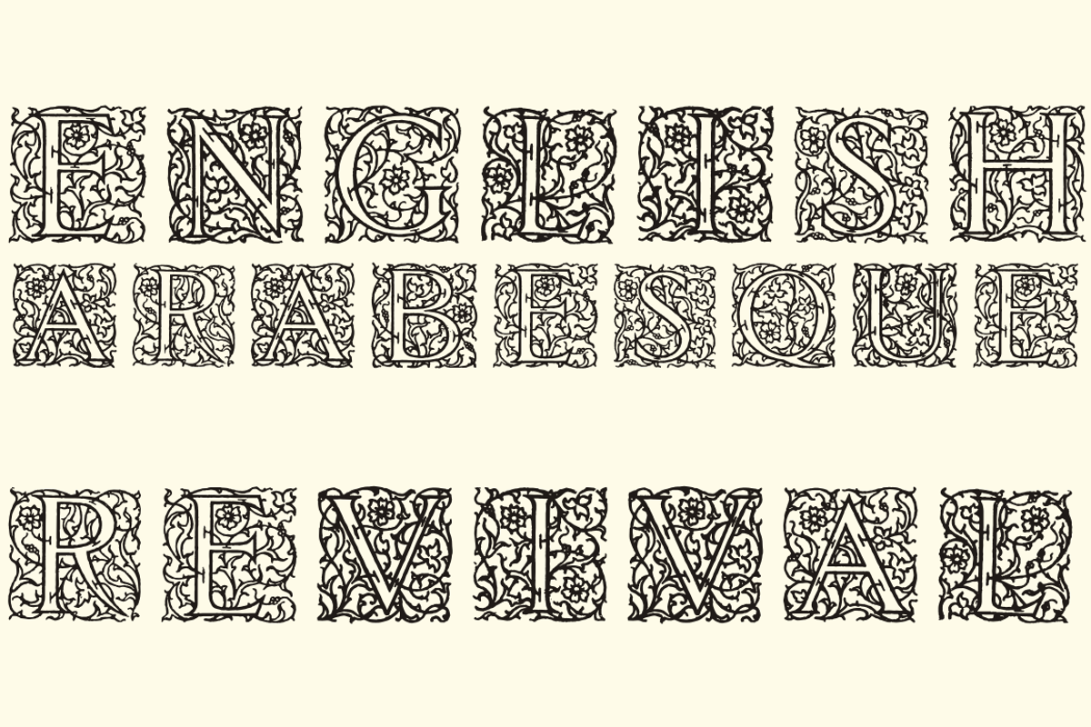 English Arabesque Revival 1900