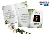 Funeral Program Template, a Brochure Template by Template Shop (Thumbnail 1 of 5)