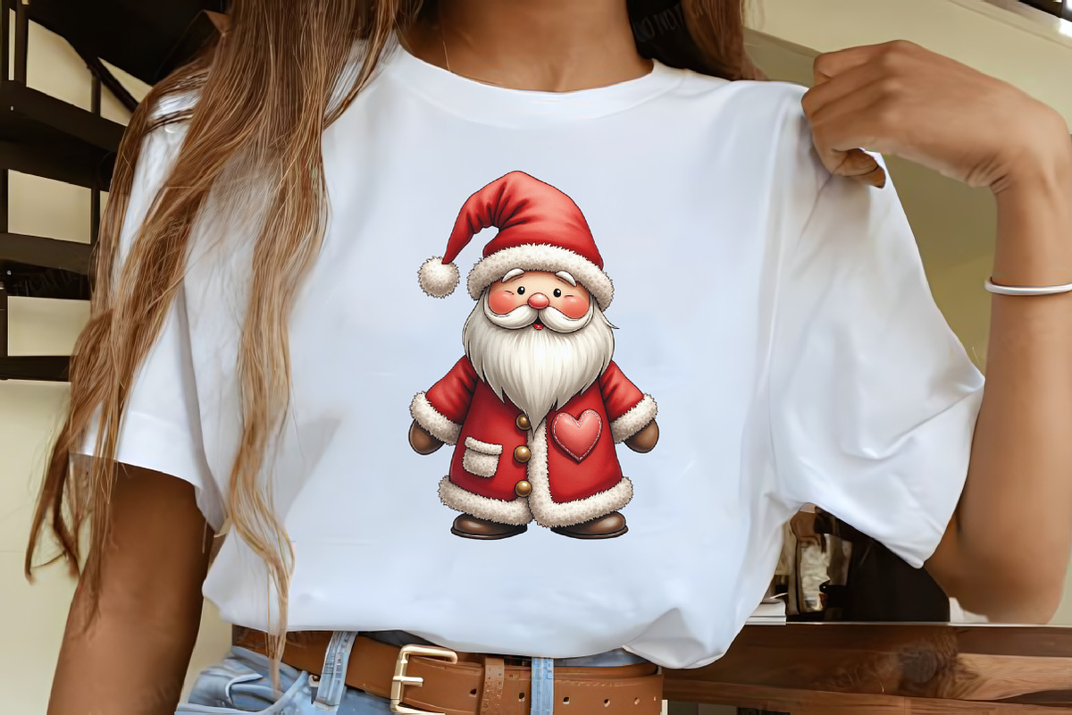Patchwork Christmas Cute Santa Clipa, an Illustration by CrexoraLab (Photo 4 of 5)