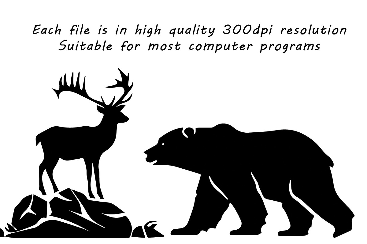 Mountain and Wildlife Vector Icon, a Solid Icon by PassionPNGcreation (Photo 2 of 5)