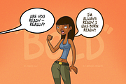Comico Dialogue, a Script Font by DonMarciano (Thumbnail 3 of 5)