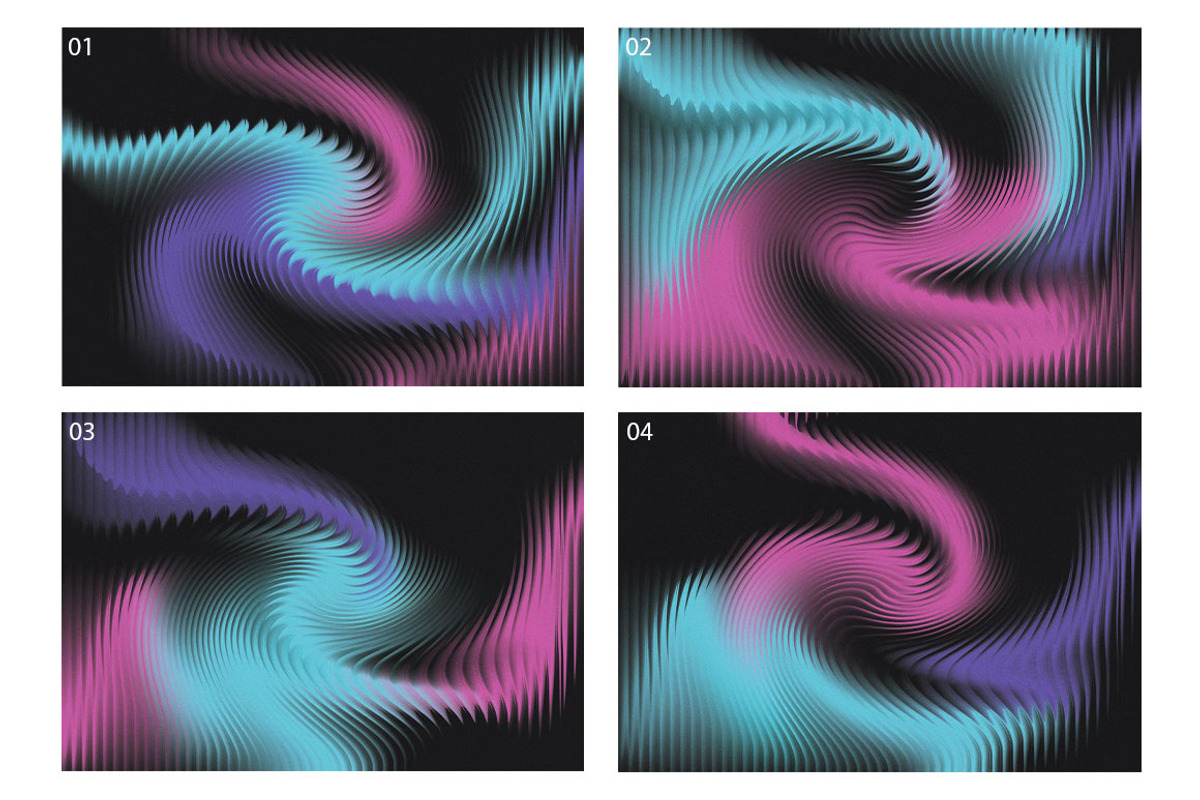 Dark Spectrum Glass Waves Background, a Background Graphic by Eltypesstudio (Photo 2 of 11)
