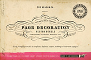 SALE! Page Decoration Bundle, a Decorative Illustration by Anja Kaiser (Thumbnail 1 of 5)