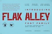 Flak Alley, a Sans Serif Font by UppercapType (Thumbnail 1 of 13)