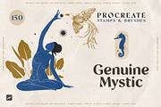 Genuine Mystic Procreate, Ps Stamps, a Brush Add-On by Spasibenko Art (Thumbnail 1 of 9)