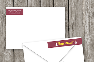 Christmas Card Template Photographer