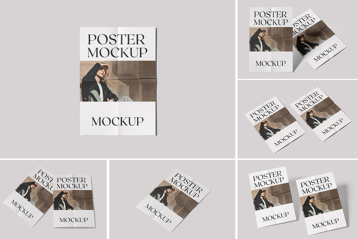 A4 Poster Mockup, a Poster Template by safrizalstudio (Photo 1 of 7)