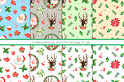 Santa, reindeer watercolorclipart., a Decorative Illustration by SavinV (Thumbnail 7 of 7)