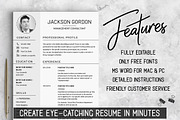 Professional RESUME TEMPLATE / JG, a Resume Template by LevelUpResume (Thumbnail 2 of 5)