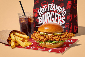 Fast Food Packaging Mockup, a Packaging Mockup by Designer Dude