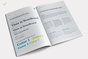 Brand Guidelines (light version), a Books & Magazine Mockup by Imagination Area (Thumbnail 4 of 4)