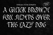 Minsk Charlotte - Unique Calligraphy, a Blackletter Font by zamjumps (Thumbnail 6 of 12)