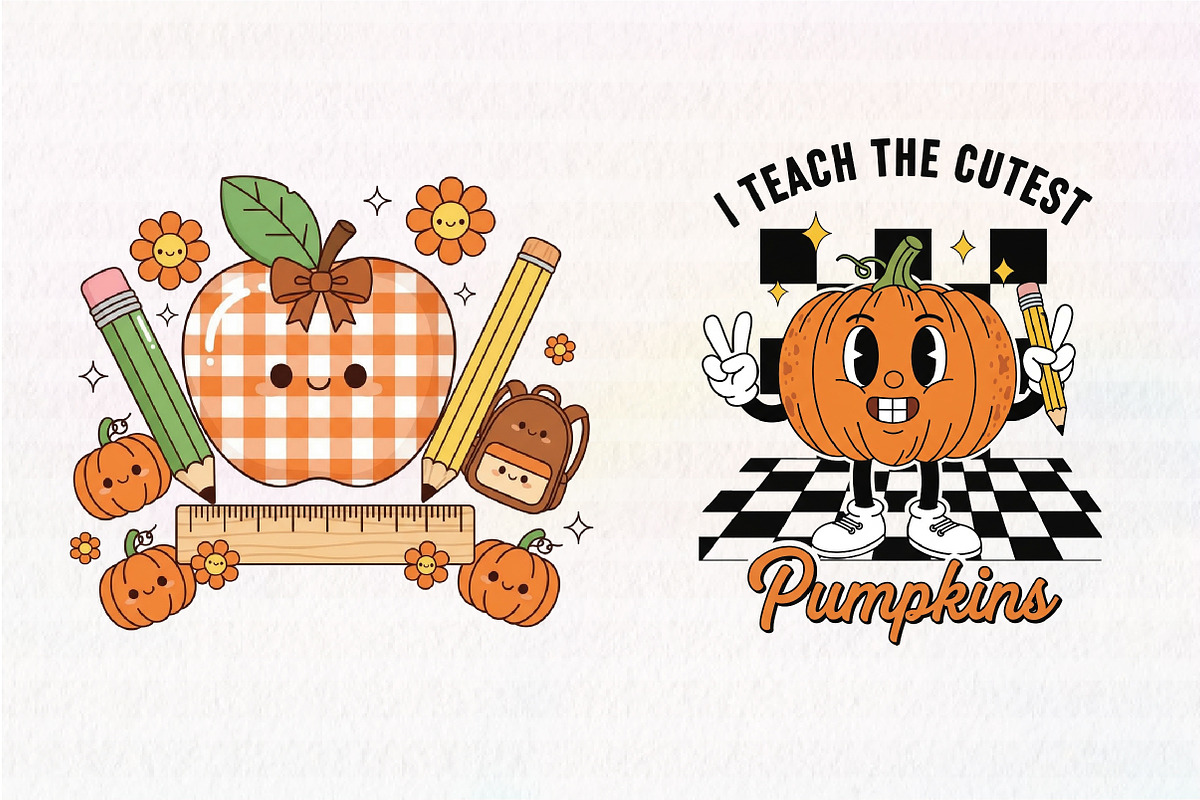 Coquette Teacher Fall Bundle Sublima, an Illustration by CreationArt (Photo 5 of 5)