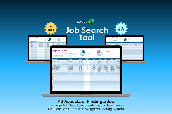 Job Search Excel Tool preview 6