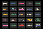 Vintage Car Vectors, a Duotone Icon by Brickclay (Thumbnail 5 of 5)