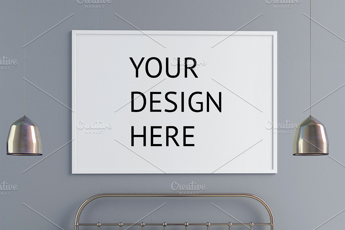 15 bedroom poster mock up, a Household Mockup by ChromiumHeart (Photo 5 of 17)