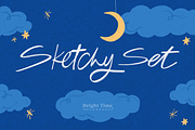 Sketchy Procreate Brush Set, a Brush Add-On by Bright Time Designs (Thumbnail 2 of 6)