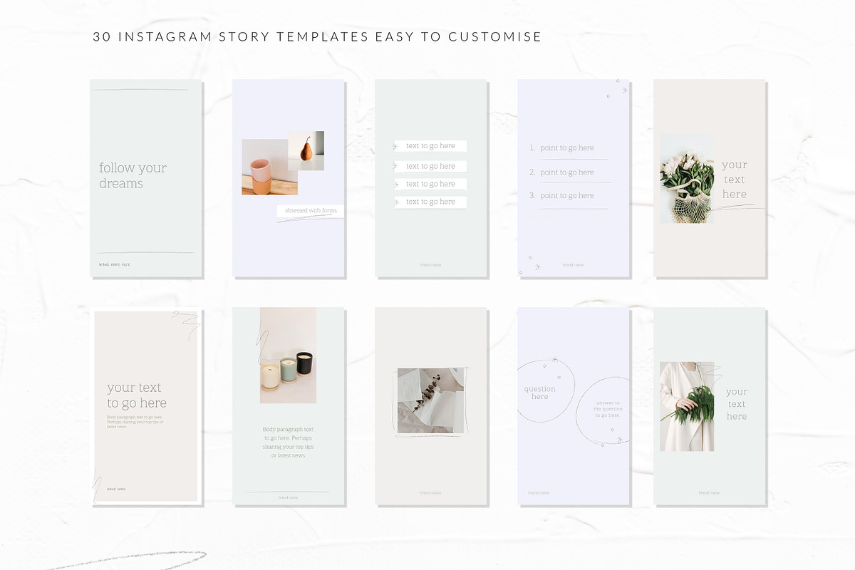 Minimal Canva Instagram Template, a Social Media Template by CreativeWilderness (Photo 5 of 12)