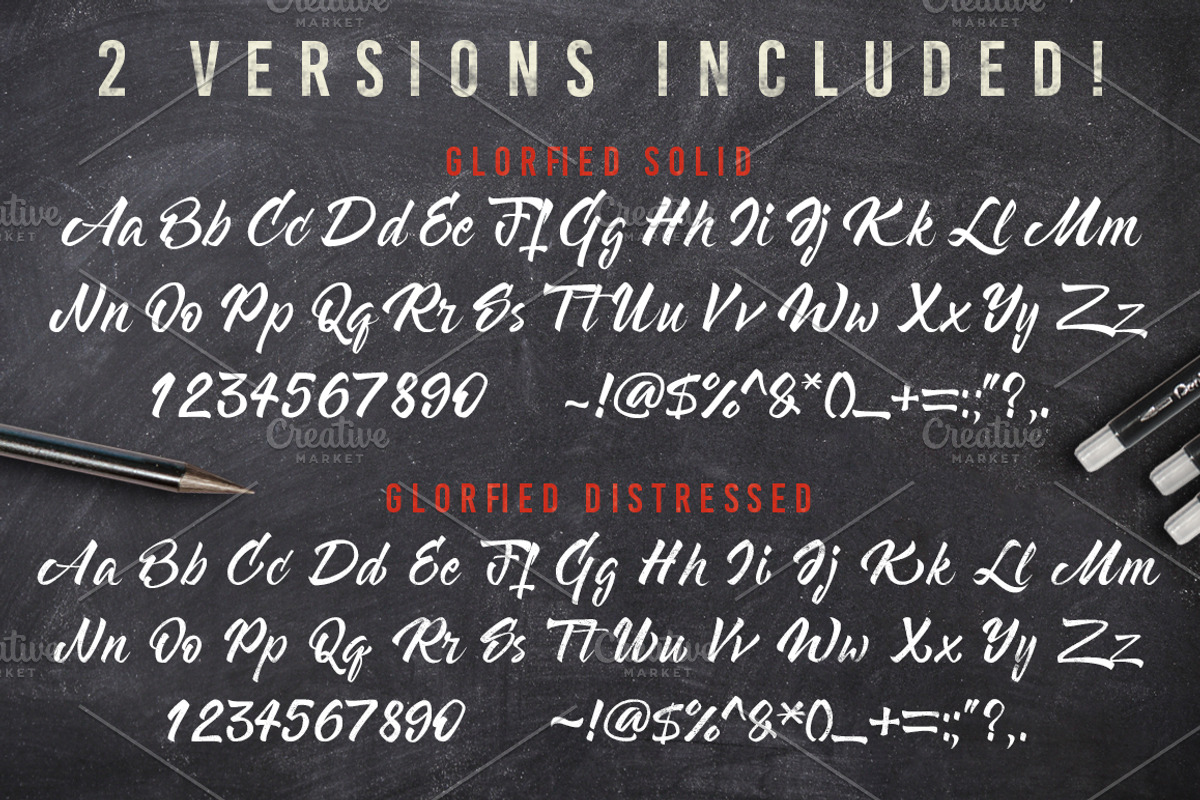 Glorified Script Font preview 6