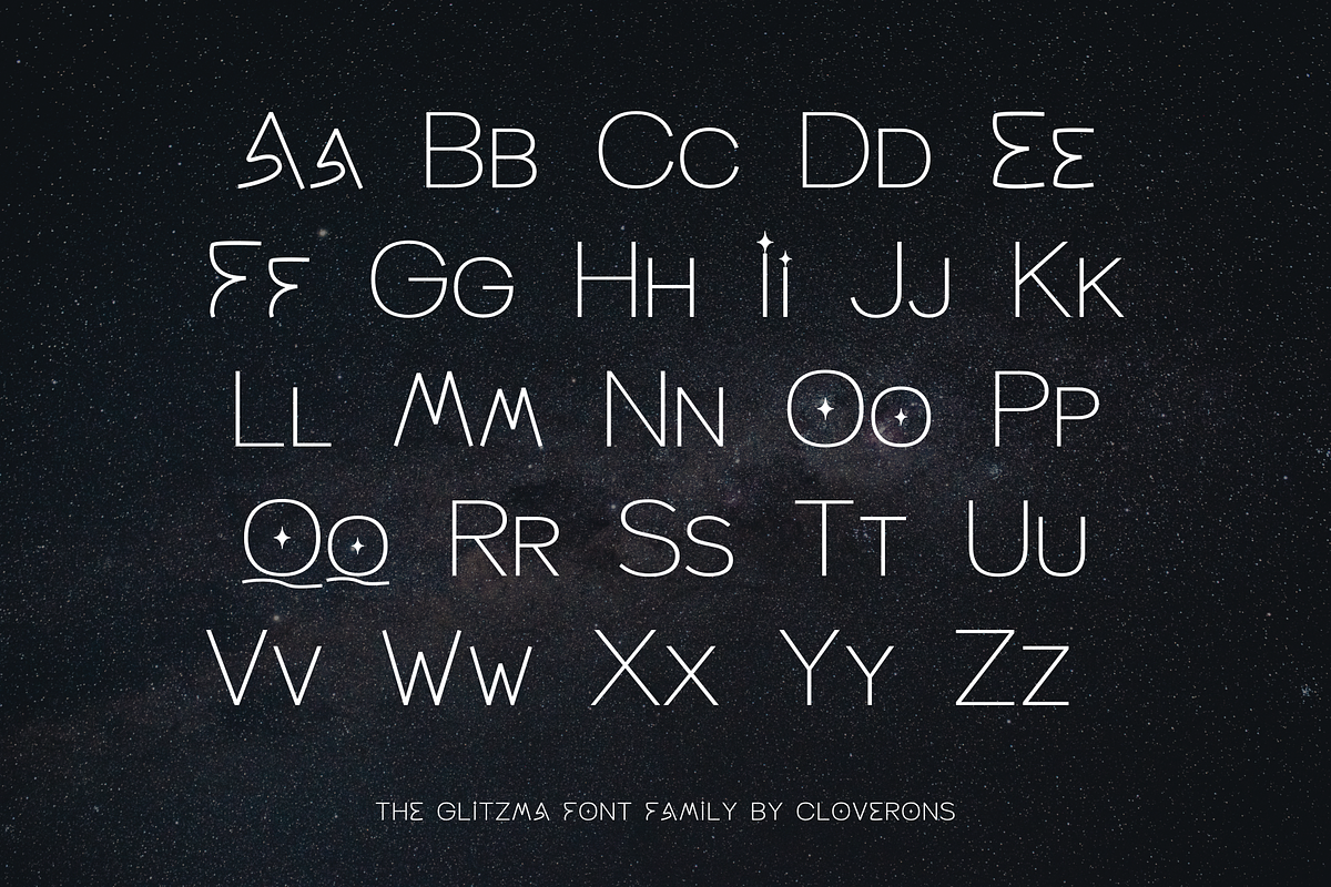 Glitzma Modern Sans Serif Logo Fonts, a Sans Serif Font by Cloverons (Photo 28 of 30)