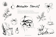 December Stories, a Seasonal Illustration by PeDe Designs (Thumbnail 8 of 13)