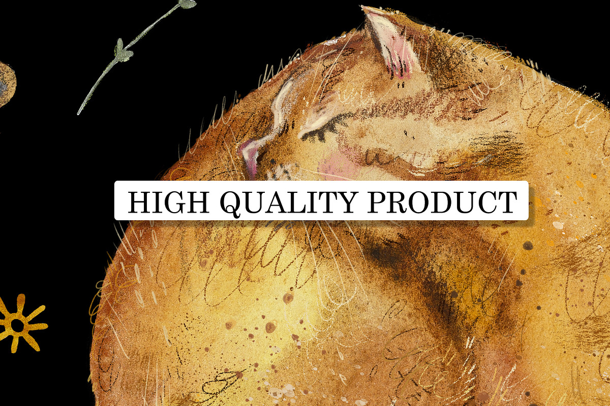 Sleeping Cats, an Illustration by Budogoshch (Photo 3 of 12)