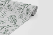 Hand Drawn Line Art Leaves, a Decorative Illustration by Digital Studio (Thumbnail 3 of 9)
