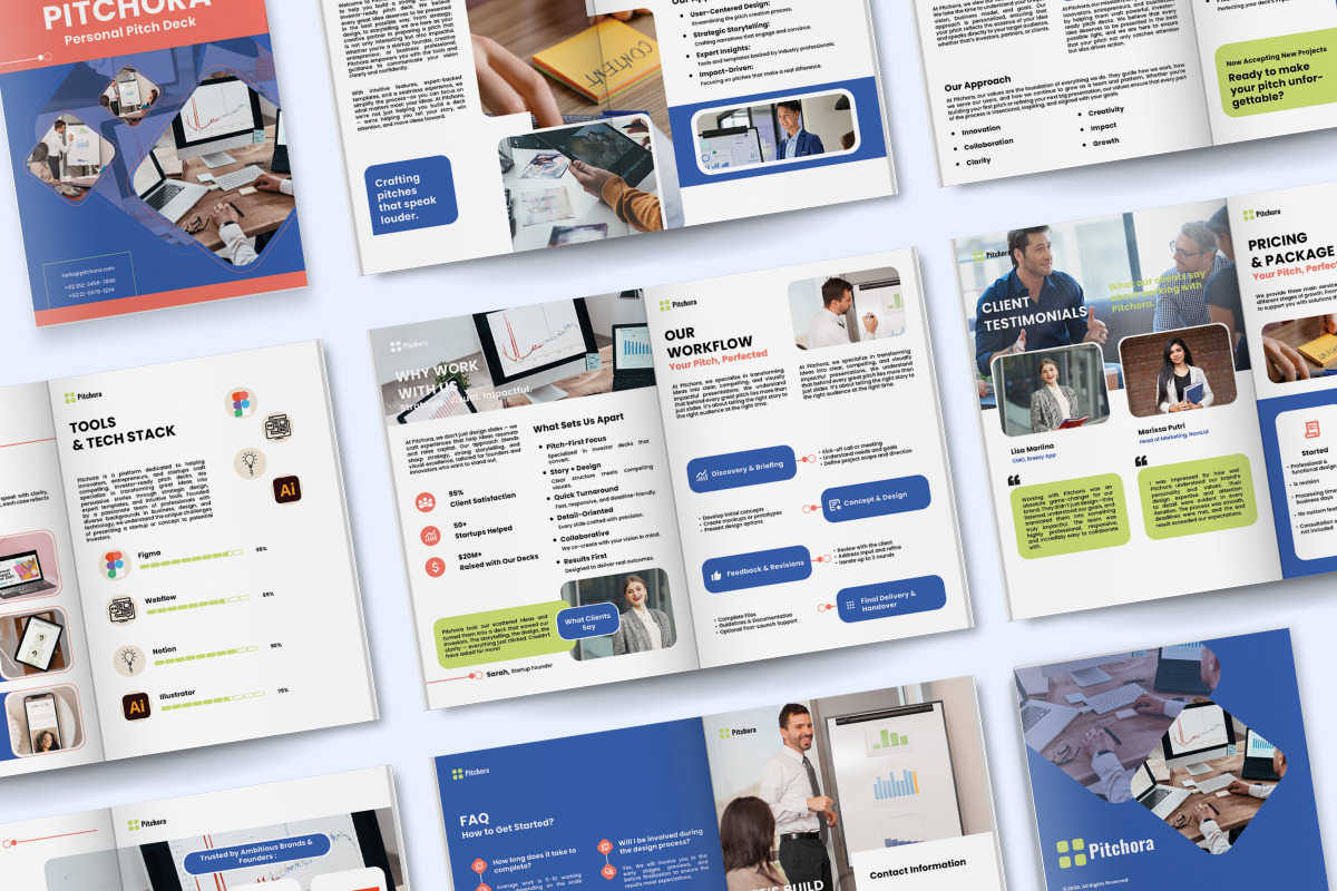 Freelancer & Agency Pitch Brochure, a Brochure Template by twinstd (Photo 5 of 6)