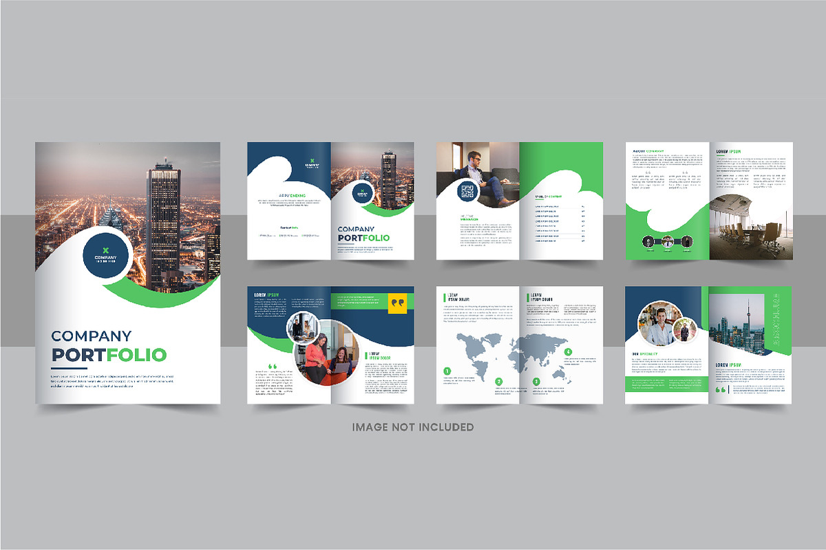 Company Profile Brochure design 10, a Brochure Template by Pavel_design