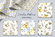 Mediterranean Lemon Olive Watercolor, an Object Illustration by Elena Medvedeva (Thumbnail 8 of 10)